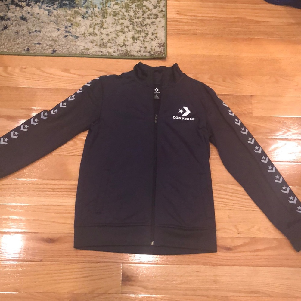 Converse boys size Large navy blue sweater